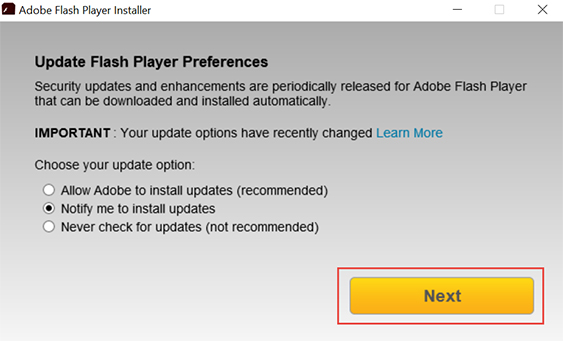 how to get adobe flash player to install